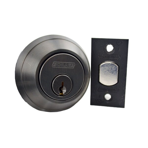 Schlage Commercial B662P613 Grade 1 Double Cylinder Deadbolt C Keyway 12296 Latch 10094 Strike B662P613 - main